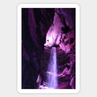 Purple Waterfall Sticker